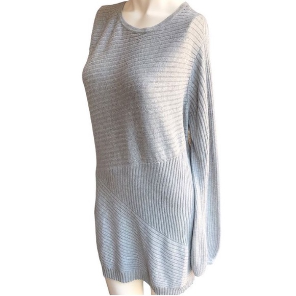 Gray Ribbed Sweater - Picture 2 of 3